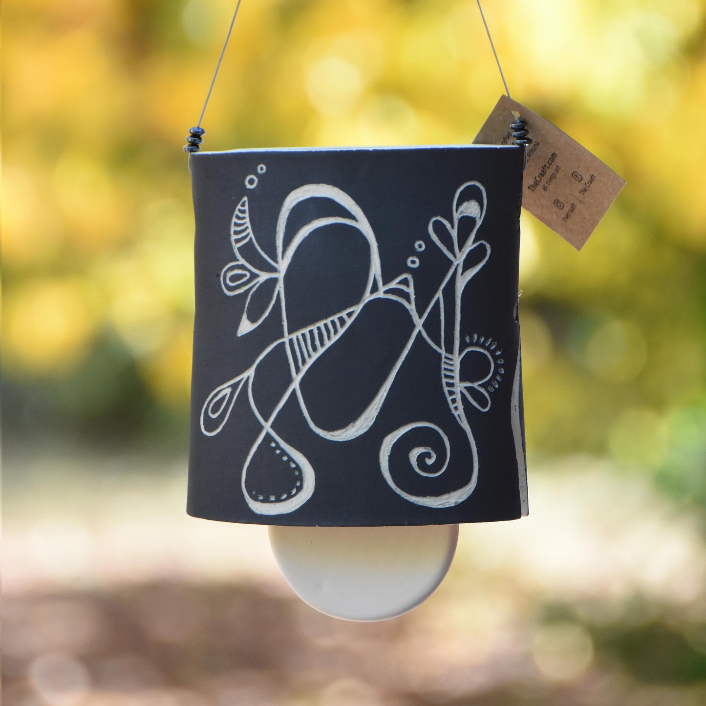 The Florist Sgraffito Wind Chime Bell