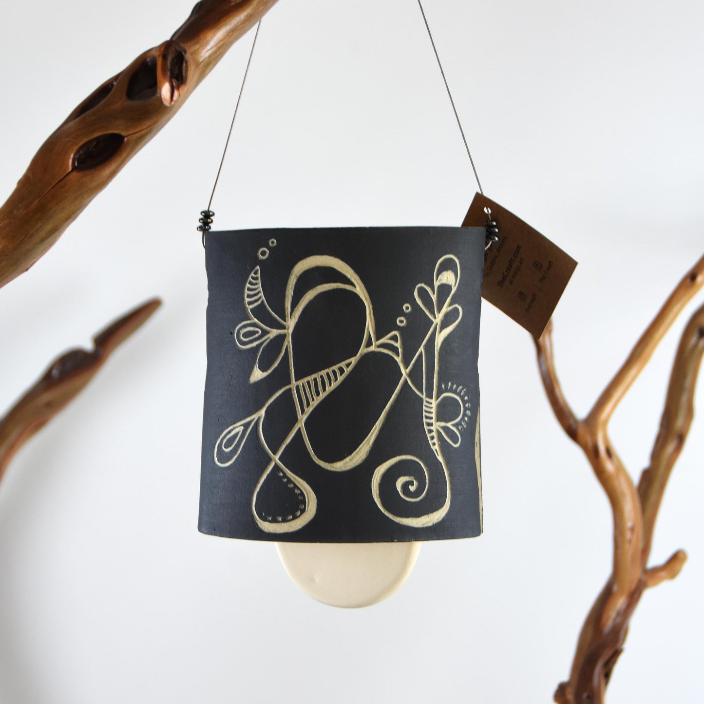 The Florist Sgraffito Wind Chime Bell