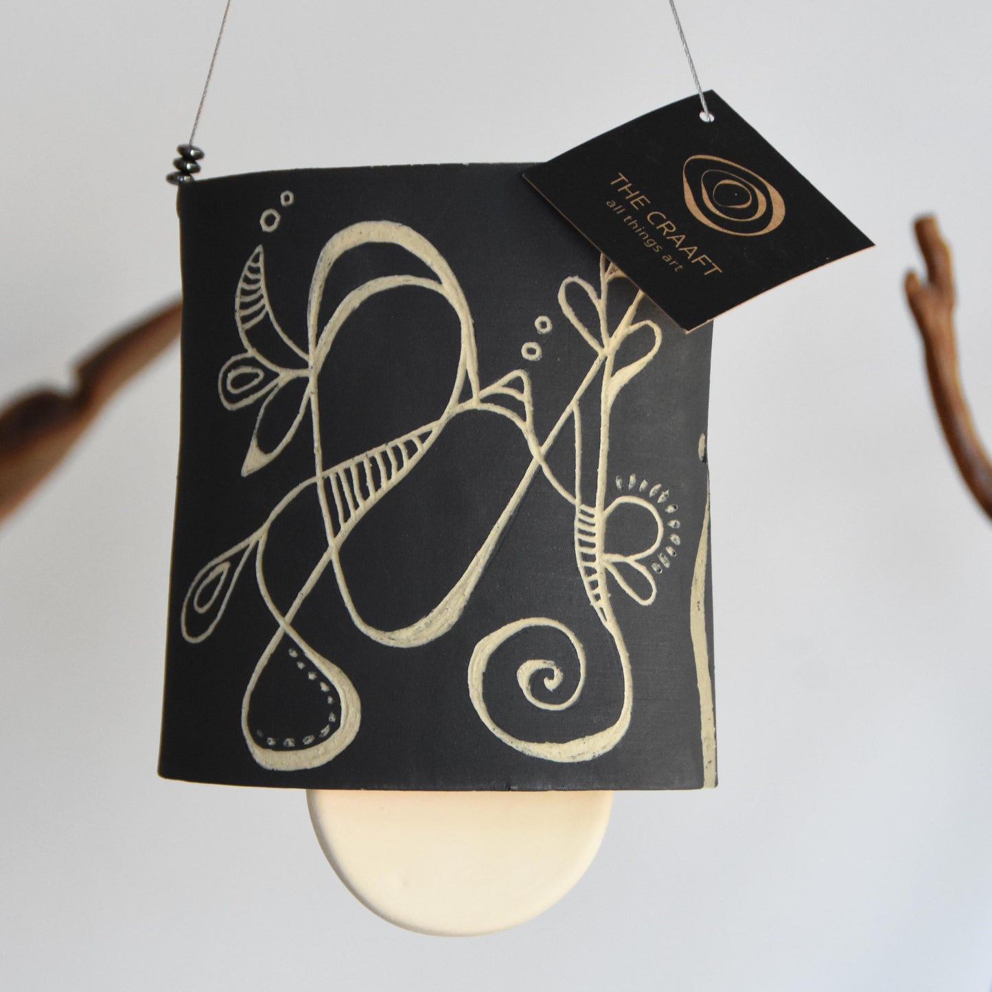 The Florist Sgraffito Wind Chime Bell