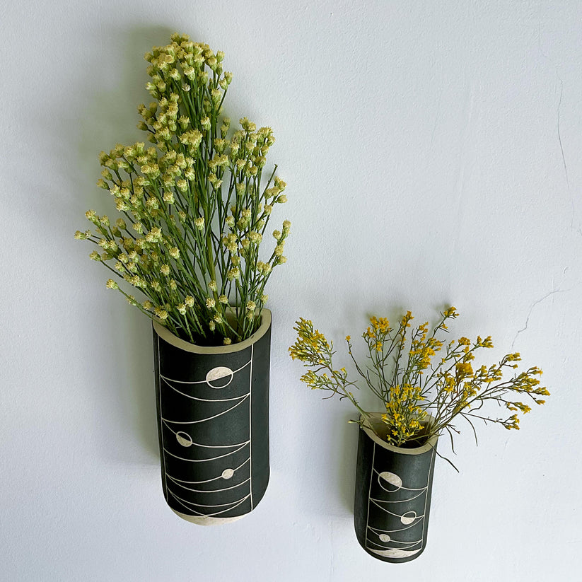 Modern Ceramic Wall Vase with Abstract Design – The Craft - Modern ...