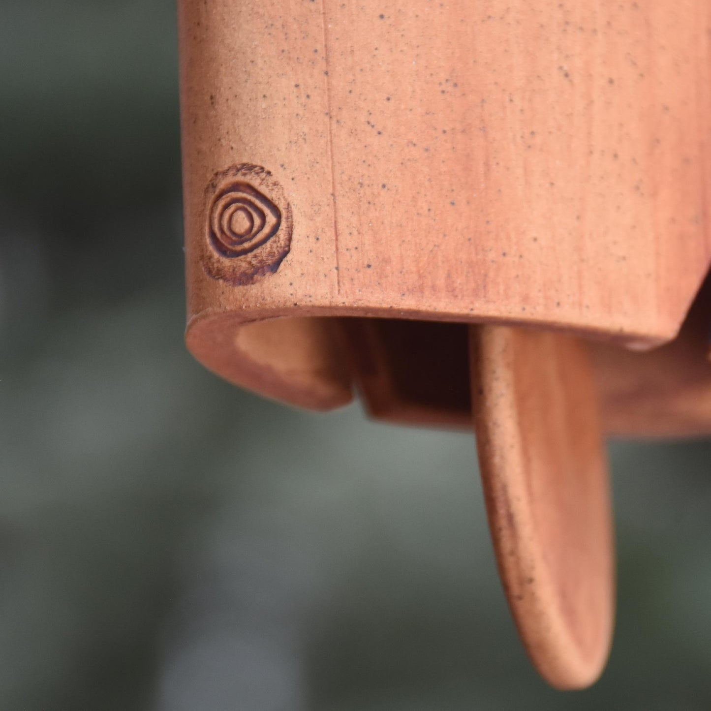 Modern Ceramic Wind Chime with Rustic Charm