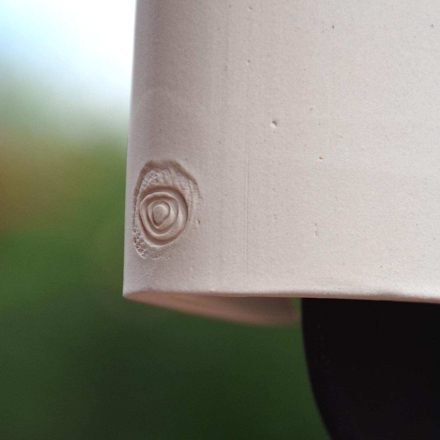 Modern Ceramic Wind Chime in Elegant White